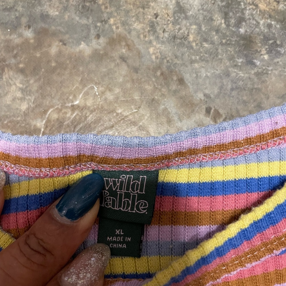 Wild Fable Colorful Striped Tee